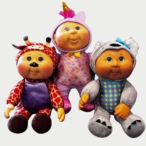 Cabbage Patch Kids Cuties Giraffe, Unicorn, Koala Fantasy Friends Collection